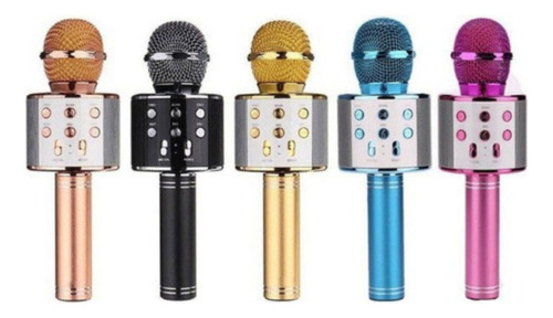 Microfone Youtuber Bluetooth Karaoke Reporter Cores Usb