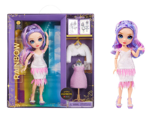 Muñeca Rainbow High Fantastic Fashions Violet Willow