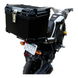 Caja Moto Top Case Aluminio Baul Con Base Honda Navi 45 L