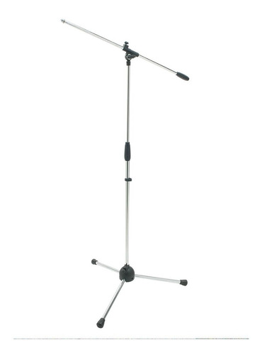 Proel Rsm170 Soporte Base De Micrófono Cromada Con Boom 