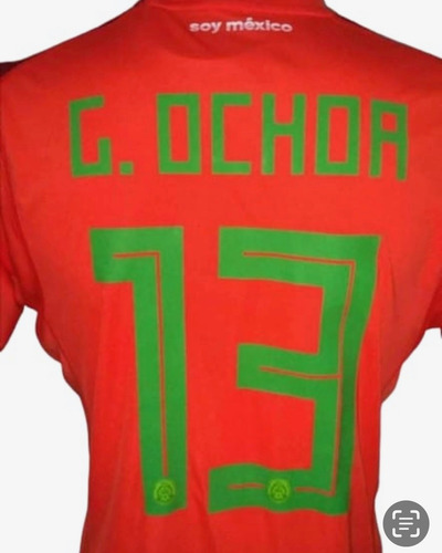 Jersey De Portero Selección Mexicana De Fútbol G. Ochoa 13 M