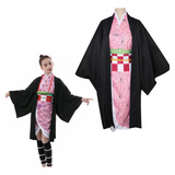 Cosplay Kamado Nezuko Disfraz Anime Cazadora Demonios Niños