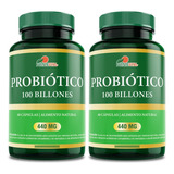 Probióticos 100 Billones - Cápsula Vegetal - Oferta Pack X2