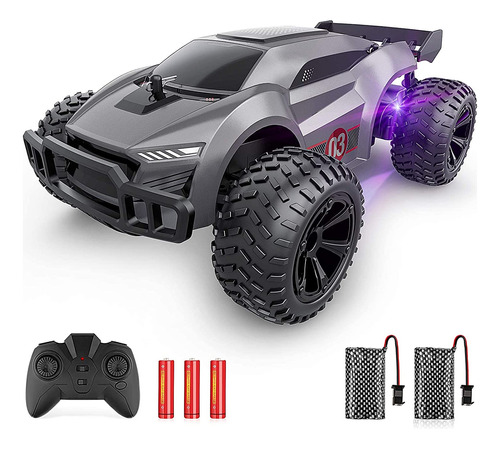 Coche Epochair Rc, 2.4 Ghz, Con Luces Led Y Recargable...