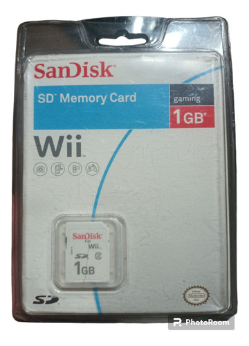 Tarjeta De Memoria Nintendo Wii Sandisk 1 Gb Sd No Abierto 