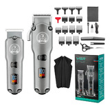 Set X 2 Máquina Cortar Pelo + Patillera Vgr V-675 Barbería