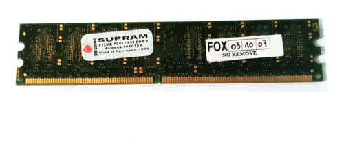 Memoria Ram Supram 512 Mb, Ddr2 667.