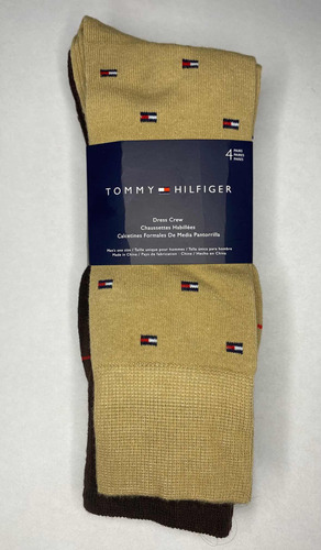 Calcetines Tommy Hilfiger De Hombre Set 4 Pares Originales