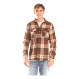 Camisa Rusty De Viyela Manga Larga Halifax Shirt