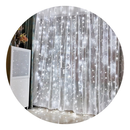 Cortina 300 Leds Casamento Branca Fria 3m X 2m