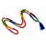 Japa Mala Tibetano De 108 Cuentas De Calavera 13 Colores