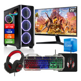 Pc Gamer Completo I5 16gb Ssd 1tb Gt 730 2gb Fonte 600w 20''