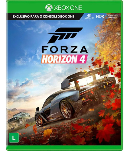 Forza Horizon 4 Xbox One Mídia Física Original Microsoft Dvd