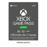 Xbox Game Pass Ultimate 3 Meses [ Codigo Digital México ]