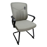 Cadeira Escritório Ergonômica Gogochair Fixa Premium Luxo Cor Cinza