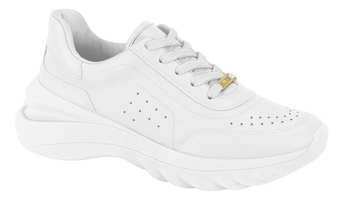 Tenis Vizzano Feminino Branco Chunky Sneaker Sola Alta Leve