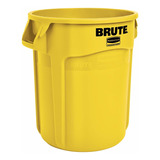 Fg262000yel Brute Cubo De Basura Redondo De Servicio Pe...