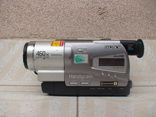 Camara De Video Sony Handycam Hi8-8mm Ccd-tr818 Ntsc