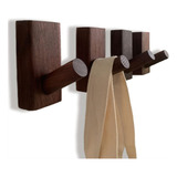 Ganchos De Pared De Madera, Paquete De 4 Ganchos Decorativos