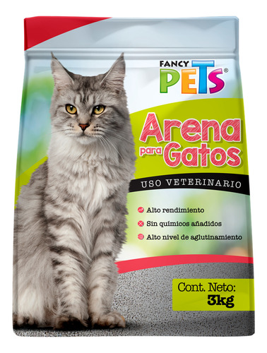 Arena Para Gato Fancy Pets De 3 Kilos
