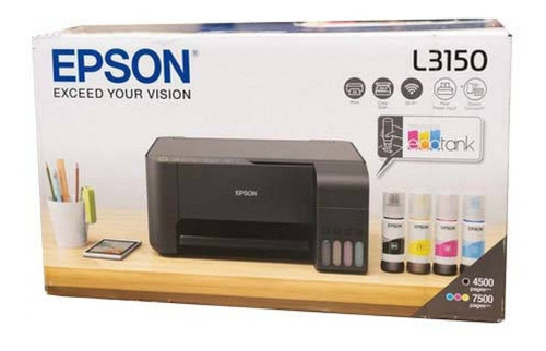 Impressora  Cor Mult Epson Ecotank L3150 Wifi 110v/220v Pret