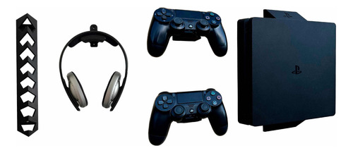 Combo Soportes Para Ps4-ps3+ 2 Joysticks+auriculares+juegos