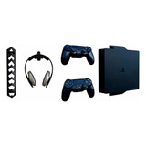 Combo Soportes Para Ps4-ps3+ 2 Joysticks+auriculares+juegos