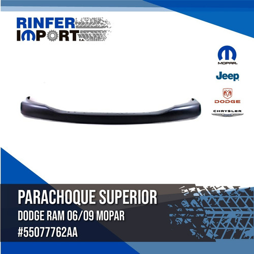 Parachoque Delantero Superior Dodge Ram 06/09 55077762aa Foto 2