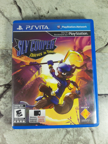 Juego Sly Cooper Thieves In Time Ps Vita Usado 