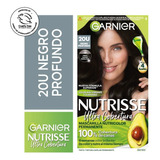 Nutrisse Coloración Ultra Cobertura 20 Negro Claro Profundo