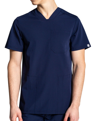 Polera Hombre Scorpi Comfort -marino-  Uniformes Clínicos