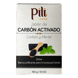 Jabon Pili De Carbón Activado - g a $110