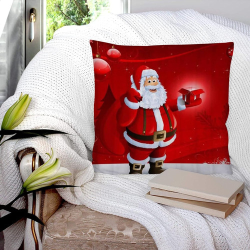 Funda Para Cojín Navidad Decoración Diseños Navideños