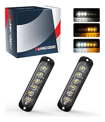 Vehicode Barra Estroboscópica De Emergencia Led Para Vehícul