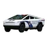 Modelo De Coche De Policía Tesla Pickup 1/32
