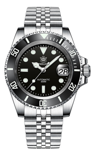 Steeldive Sub Diver 300 Automático Seiko Calibre Nh35 Black