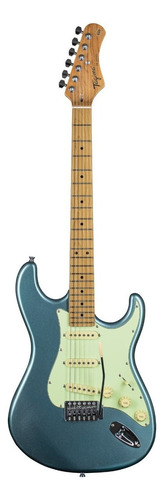 Guitarra Eléctrica Tagima Tw Series Tg-530 Stratocaster De Tilo Lake Placid Blue Con Diapasón De Arce