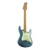 Guitarra Eléctrica Tagima Tw Series Tg-530 Stratocaster De Tilo Lake Placid Blue Con Diapasón De Arce