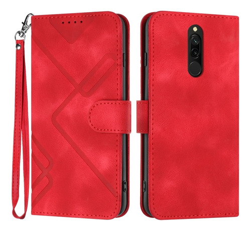 Capa De Telefone Padrão De Linhas Para Xiaomi Redmi