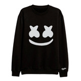 Buzo Buso Saco O Hoodie De Marshmello Negro 