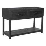 Mesa Consola Zuo Surat Negro