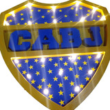 Cuadro Led Escudo Boca Junior !!20 Luces Led + Pilas!!