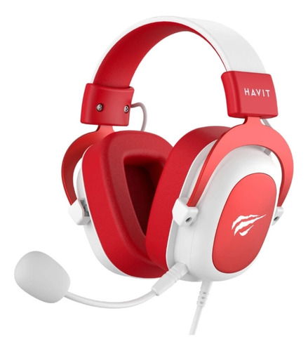 Headset Gamer Havit H2002d Edição Cores White Red Roxo Pink