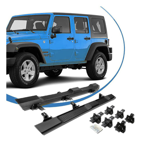 Estribos Jeep Wrangler Rubicon Jk 4 Puertas 2007-2017