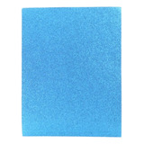 Fomi Foamy 100 X 70 - Pliego X 1 Und Escarchado Azul Claro