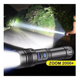 Lanterna Holofote Recarregável 2km Laser Potente C Saída Usb