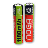 Pila Recargable Aaa Ni-mh Noga 1100mah X2