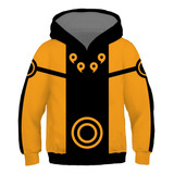 Naruto Uzumaki Naruto Cosplay Camisa Entrenamiento Niños2