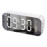 Radio Reloj Parlante + Bluetooth +parlante Radio Reloj Color Blanco 5v