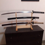 Armero/soporte Katana Exhibidor Katanero - 3 Armas